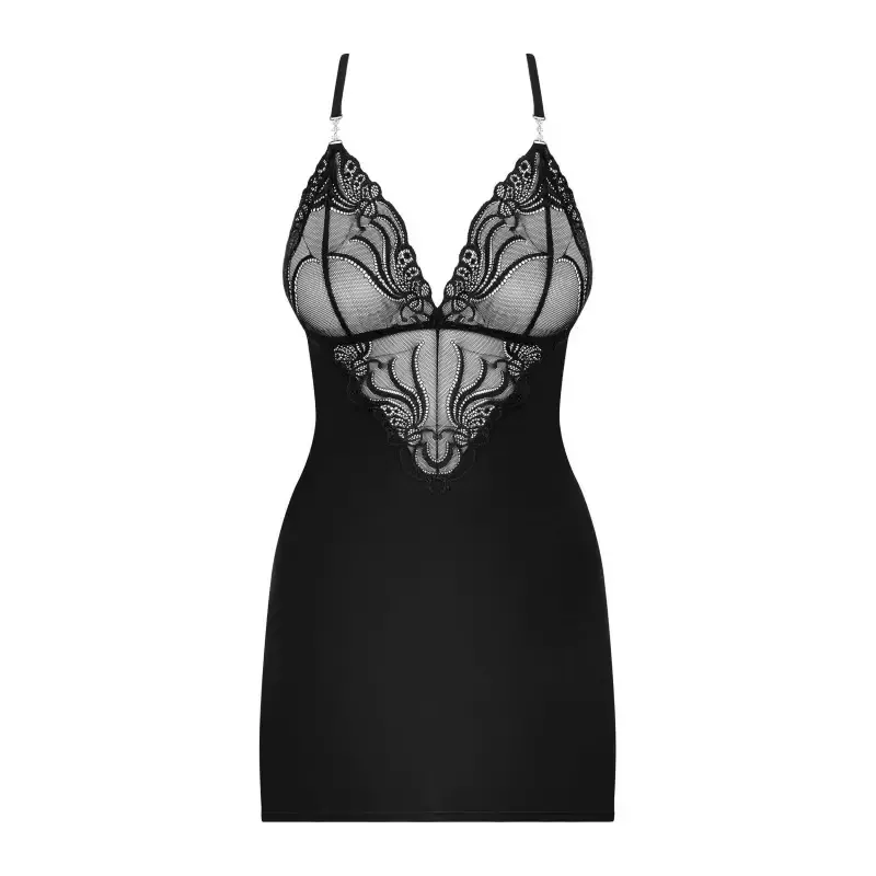 Nuisette femme de couleur noire modèle 828
