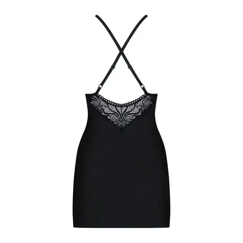 Nuisette femme de couleur noire modèle 828