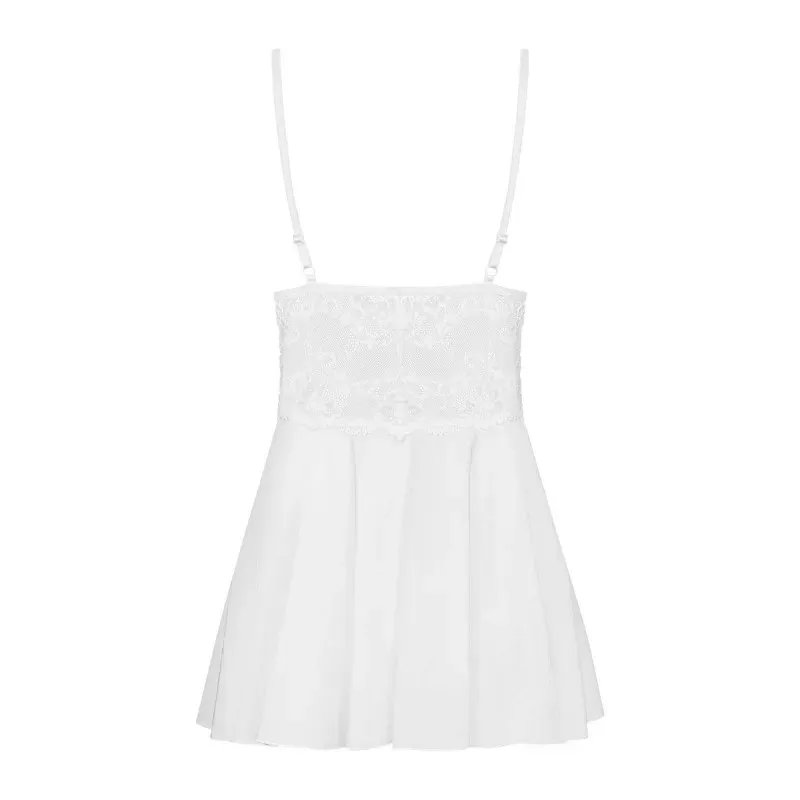 babydoll 810 blanche vue de dos