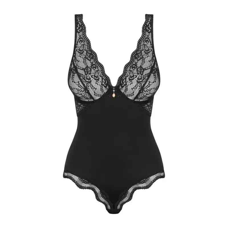 Body classique noir pour femme Luvae