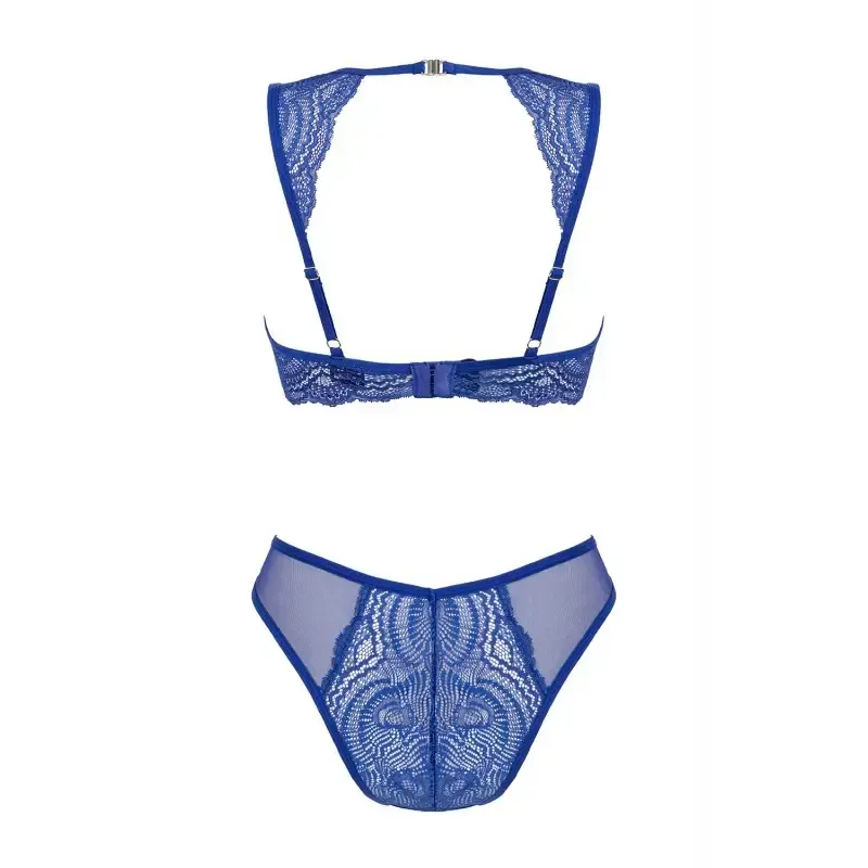 Ensemble lingerie 2 pièces bleu Giselia