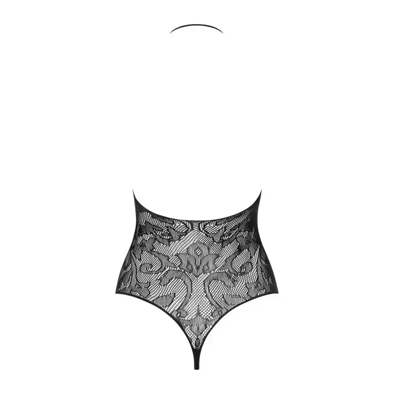 Body femme noir transparent b119