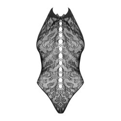 Body femme noir transparent b119