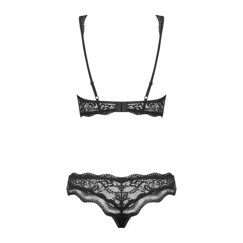 Ensemble lingerie 2 pièces noir Luvae